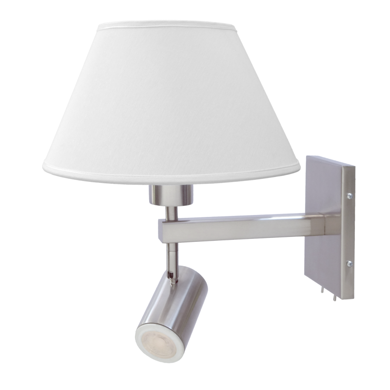 Velador de Pared Dual AP30 | Pantalla Cónica