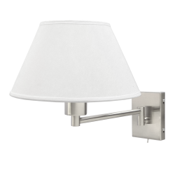 Velador Aplique Pared AP21 | Brazo Articulado Pantalla 22 cm