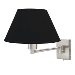 Velador Aplique Pared AP21 | Brazo Articulado Pantalla 22 cm