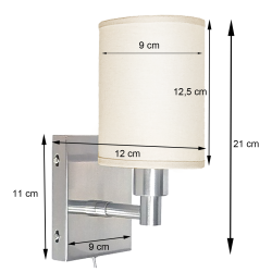 Velador de pared AP26